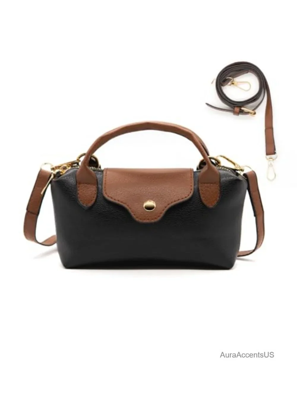 Crossbody Bag Vegan Leather Mini Hobo Tote Shoulder Purse